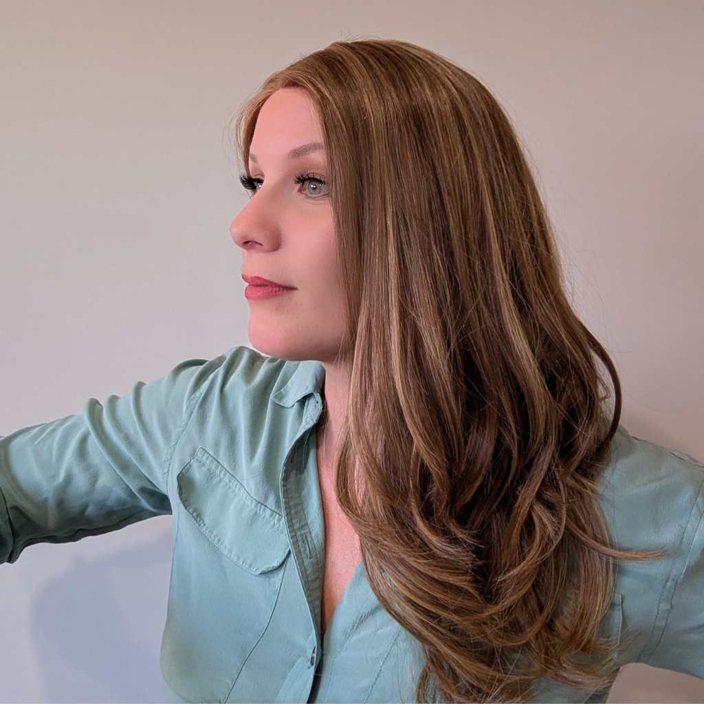 lace front wig human hair light brown