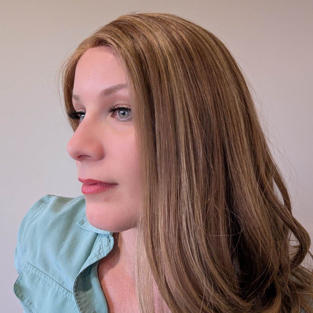 lace front wig human hair light brown