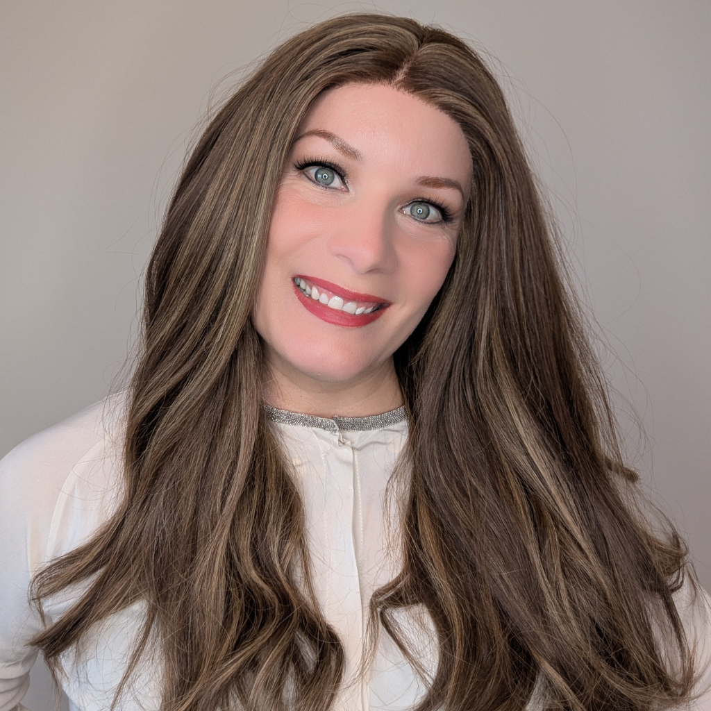 lace front wig luxury synthetic light brown front