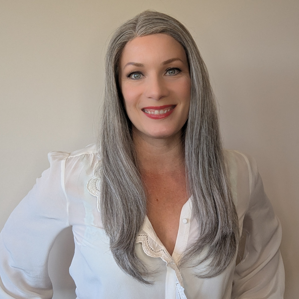 lace front wig luxury synthetic light grey front