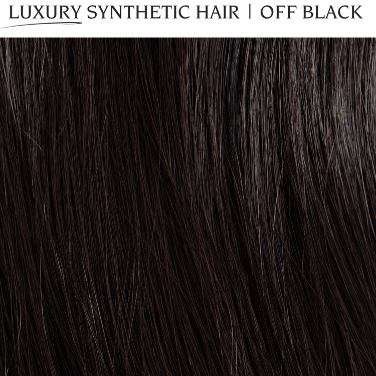 off black luxury synthetic wig