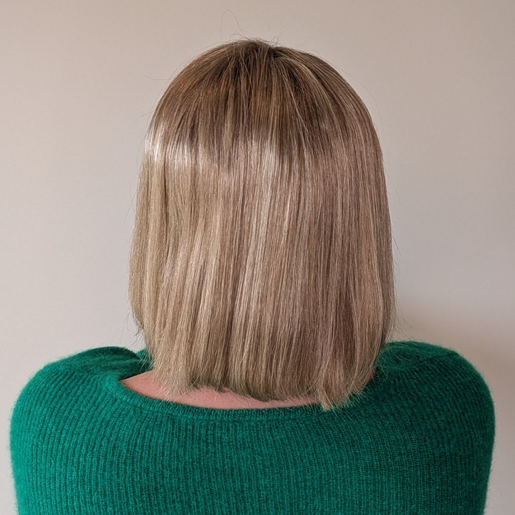 Synthetic Lace Front Wig Dark Blonde 