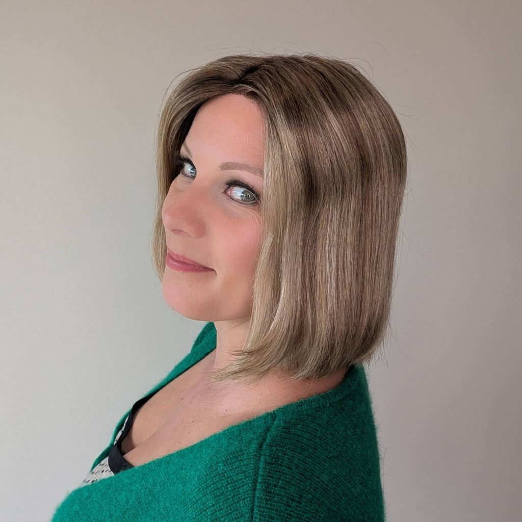 Synthetic Lace Front Wig Dark Blonde 