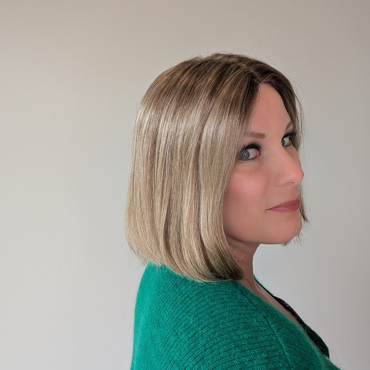 Synthetic Lace Front Wig Dark Blonde 