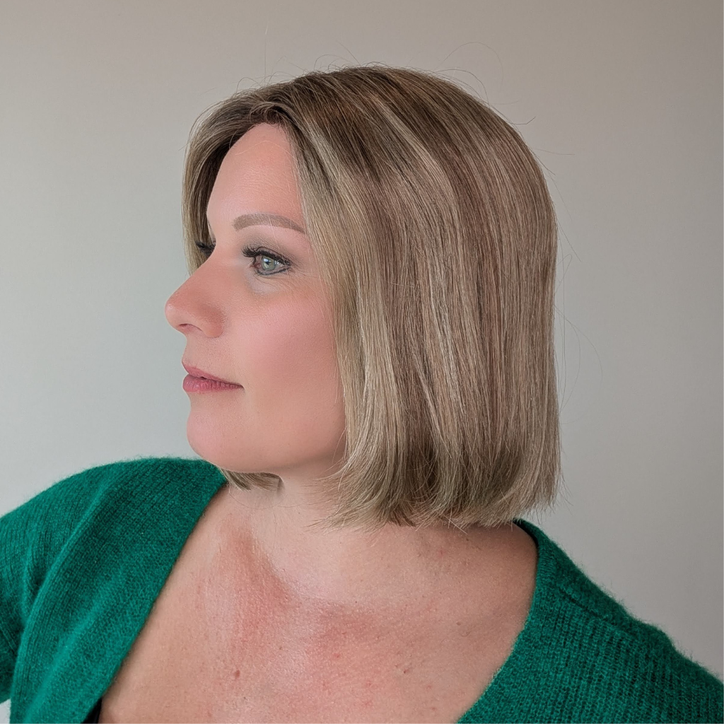 Synthetic Lace Front Wig Dark Blonde 