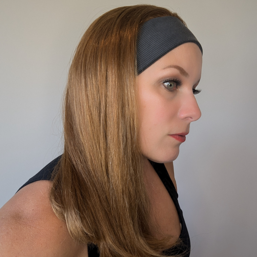 headband wig natural red