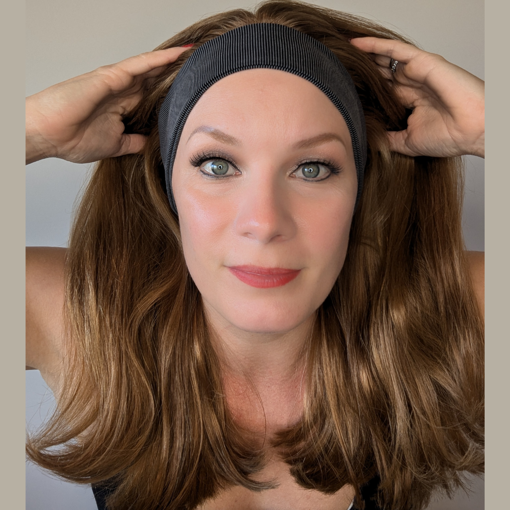 headband wig strawberry red