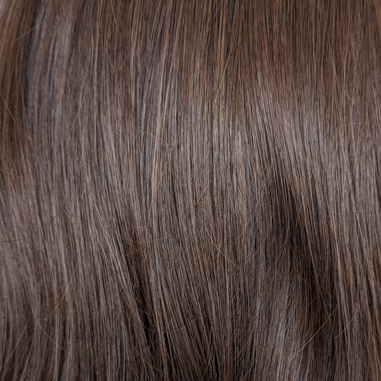 medium brown wig