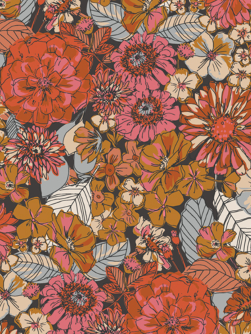 bright floral