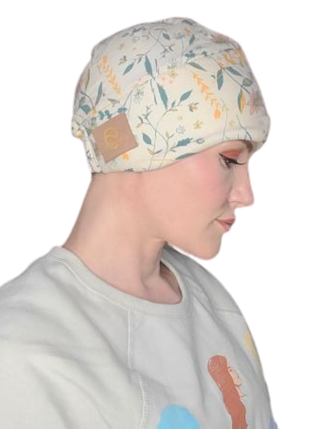 sleeping-cap #color ivory_floral